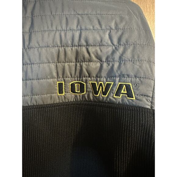 NWT Iowa Hawkeyes Colosseum pullover jacket black Mens size Medium Collegiate - Picture 9 of 15